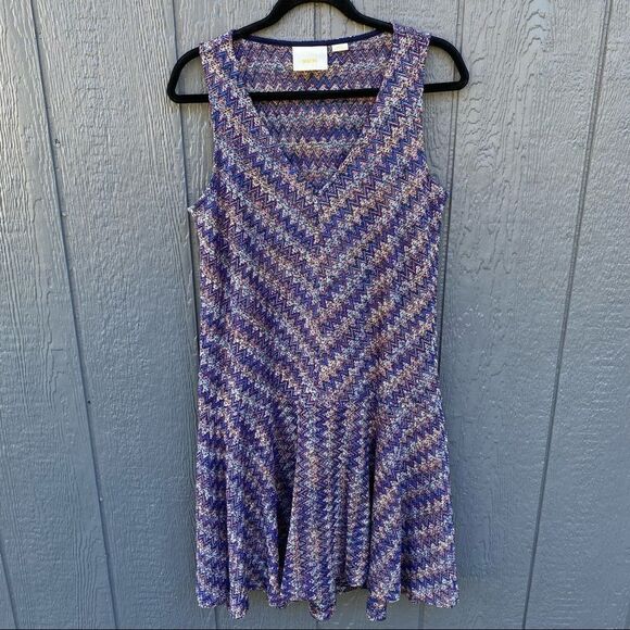 Maeve Multi Color Tank Dress S - Picture 1 of 10